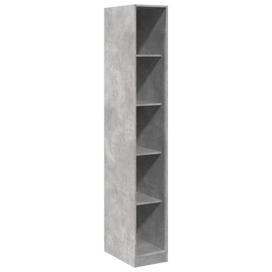 Wardrobe Concrete Grey 30x50x200 cm Engineered Wood Wardrobe Concrete Grey 30x50x200 cm Engineered Wood