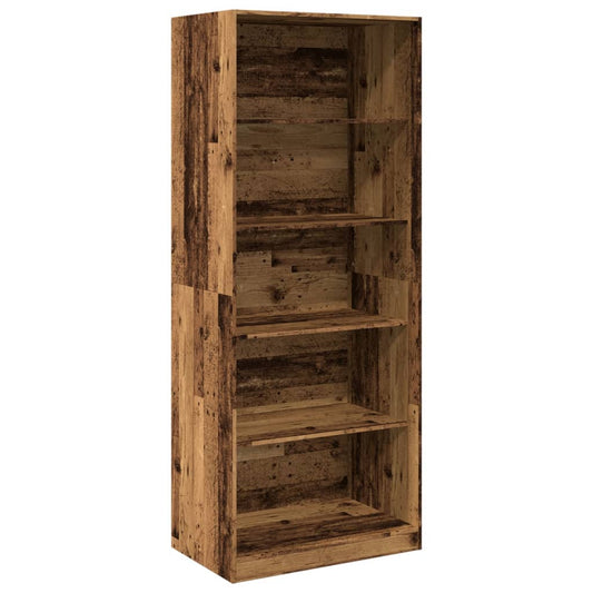 Wardrobe Old Wood 80x50x200 cm Engineered Wood Wardrobe Old Wood 80x50x200 cm Engineered Wood