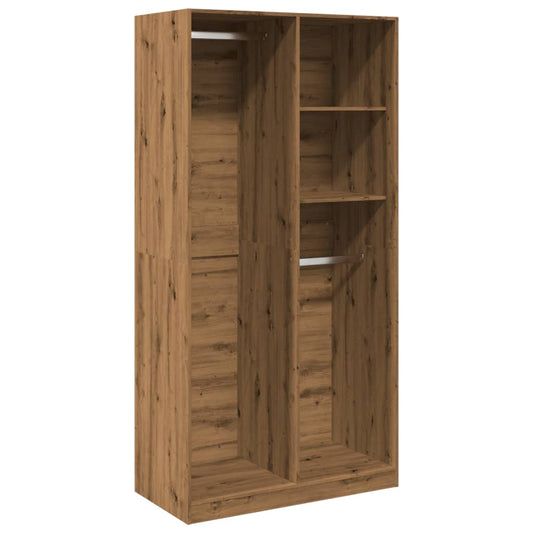 Wardrobe Artisian Oak 100x50x200 cm Engineered Wood Wardrobe Artisian Oak 100x50x200 cm Engineered Wood