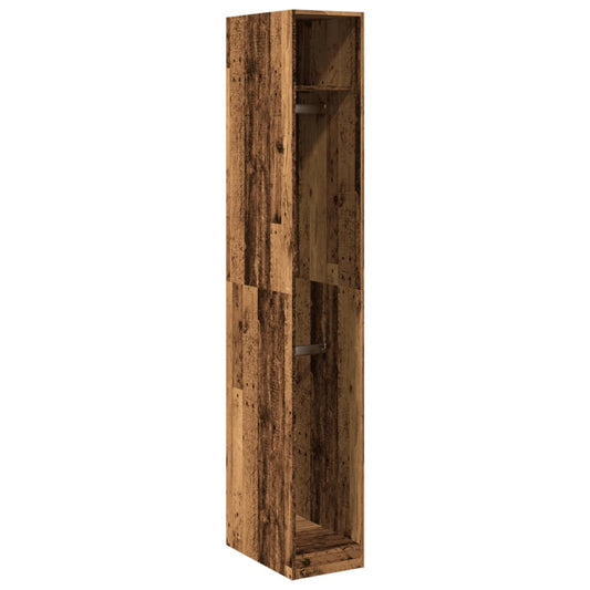 Wardrobe Old Wood 30x50x200 cm Engineered Wood Wardrobe Old Wood 30x50x200 cm Engineered Wood