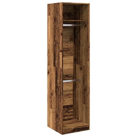 Wardrobe Old Wood 50x50x200 cm Engineered Wood Wardrobe Old Wood 50x50x200 cm Engineered Wood