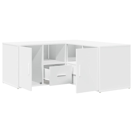 Corner Cabinet White 160x40x45 cm Engineered Wood Corner Cabinet White 160x40x45 cm Engineered Wood