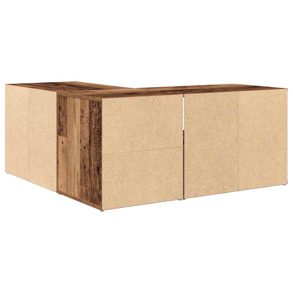 Corner Cabinet Old Wood 160x40x45 cm Engineered Wood