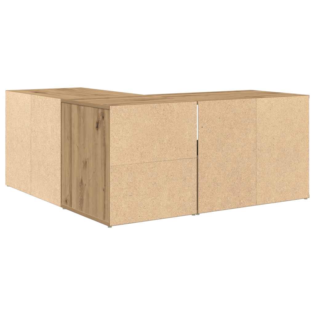 Corner Cabinet Artisian Oak 160x40x45 cm Engineered Wood