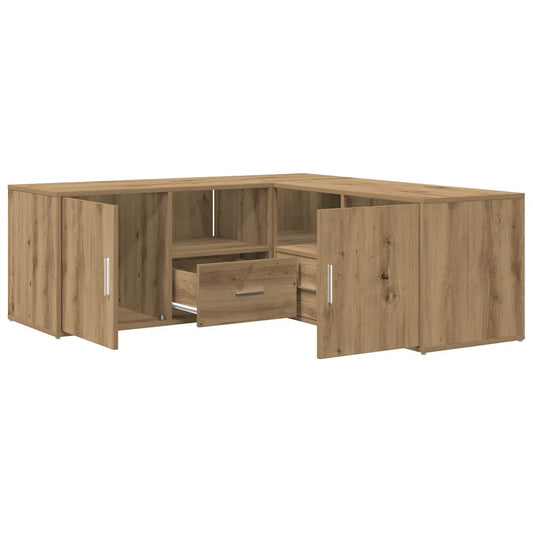 Corner Cabinet Artisian Oak 200x40x45 cm Engineered Wood Corner Cabinet Artisian Oak 200x40x45 cm Engineered Wood