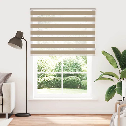 Zebra Blind Sand Brown 160x200 cm Fabric Width 155.9 cm Polyester Zebra Blind Sand Brown 160x200 cm Fabric Width 155.9 cm Polyester