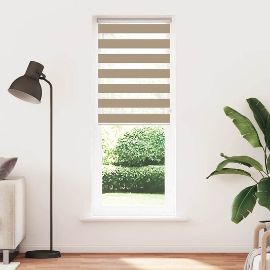 Zebra Blind Sand Brown 90x230 cm Fabric Width 85.9 cm Polyester Zebra Blind Sand Brown 90x230 cm Fabric Width 85.9 cm Polyester