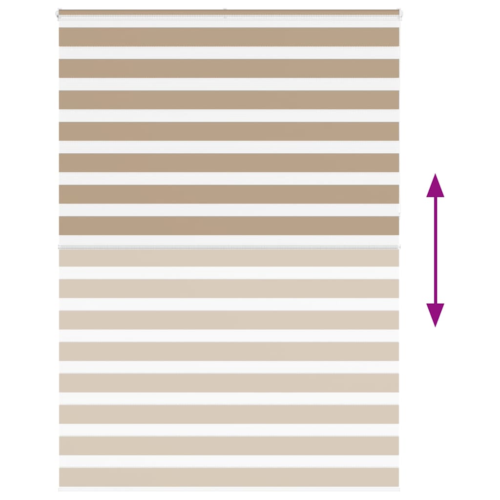Zebra Blind Sand Brown 155x230 cm Fabric Width 150.9 cm