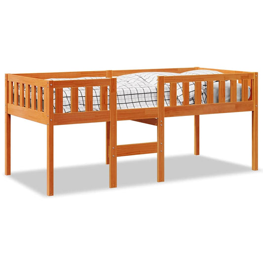 Children's Bed without Mattress Wax Brown 90x190 cm Children's Bed without Mattress Wax Brown 90x190 cm
