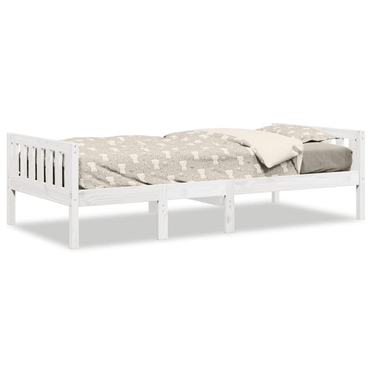 Children's Bed without Mattress White 90x200 cm Solid Wood Pine Children's Bed without Mattress White 90x200 cm Solid Wood Pine