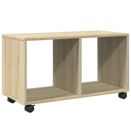  Rolling Cabinet Sonoma Oak 72x33x42.5 cm Engineered Wood  Rolling Cabinet Sonoma Oak 72x33x42.5 cm Engineered Wood