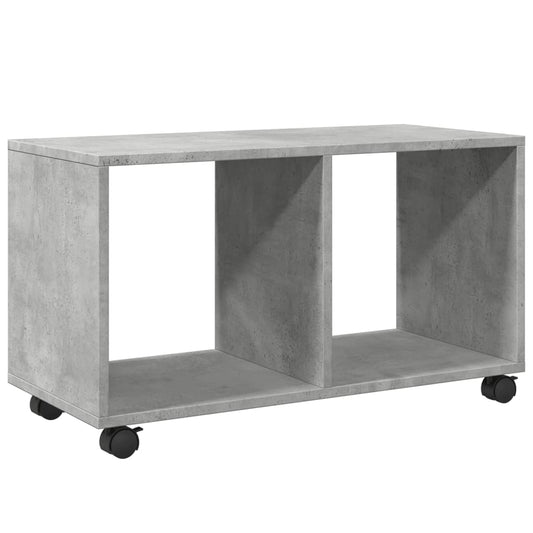  Rolling Cabinet Concrete Grey 72x33x42.5 cm Engineered Wood  Rolling Cabinet Concrete Grey 72x33x42.5 cm Engineered Wood
