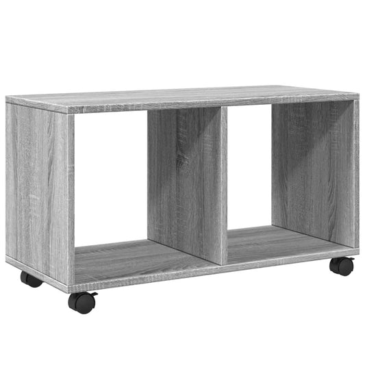 Rolling Cabinet Grey Sonoma 72x33x42.5 cm Engineered Wood Rolling Cabinet Grey Sonoma 72x33x42.5 cm Engineered Wood