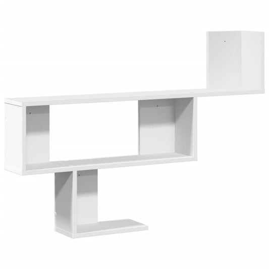 Wall Shelf White 100x15x70 cm Engineered Wood Wall Shelf White 100x15x70 cm Engineered Wood