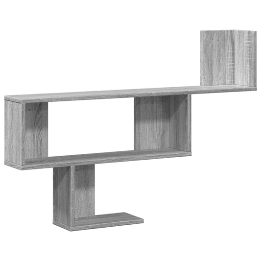 Wall Shelf Grey Sonoma 100x15x70 cm Engineered Wood Wall Shelf Grey Sonoma 100x15x70 cm Engineered Wood