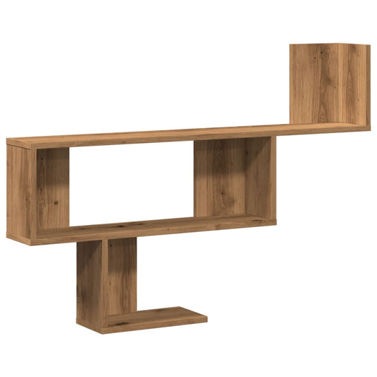 Wall Shelf Artisian Oak 100x15x70 cm Engineered Wood Wall Shelf Artisian Oak 100x15x70 cm Engineered Wood