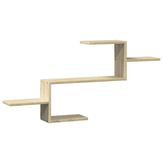 Wall Shelf Sonoma Oak 104x15x49 cm Engineered Wood Wall Shelf Sonoma Oak 104x15x49 cm Engineered Wood