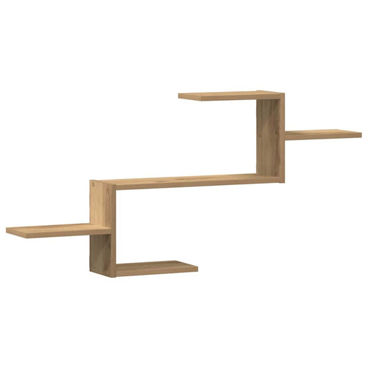 Wall Shelf Artisian Oak 104x15x49 cm Engineered Wood Wall Shelf Artisian Oak 104x15x49 cm Engineered Wood
