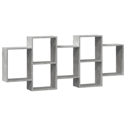 Wall Shelf Concrete Grey 159x18x65 cm Engineered Wood Wall Shelf Concrete Grey 159x18x65 cm Engineered Wood