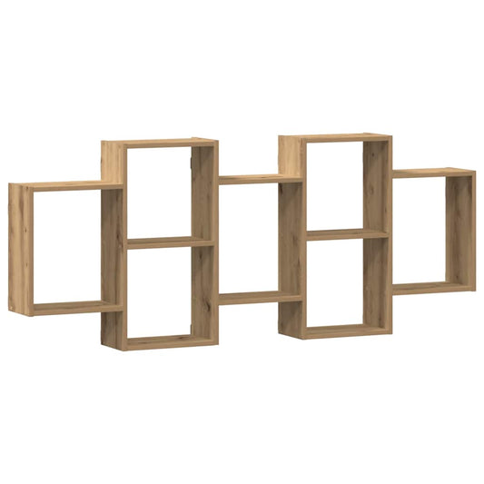 Wall Shelf Artisian Oak 159x18x65 cm Engineered Wood Wall Shelf Artisian Oak 159x18x65 cm Engineered Wood