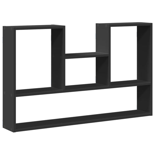 Wall Shelf Black 99x15x60 cm Engineered Wood Wall Shelf Black 99x15x60 cm Engineered Wood