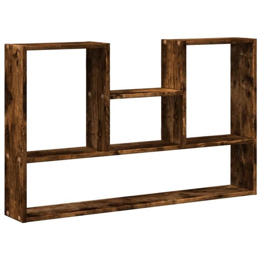 Wall Shelf Smoked Oak 99x15x60 cm Engineered Wood Wall Shelf Smoked Oak 99x15x60 cm Engineered Wood