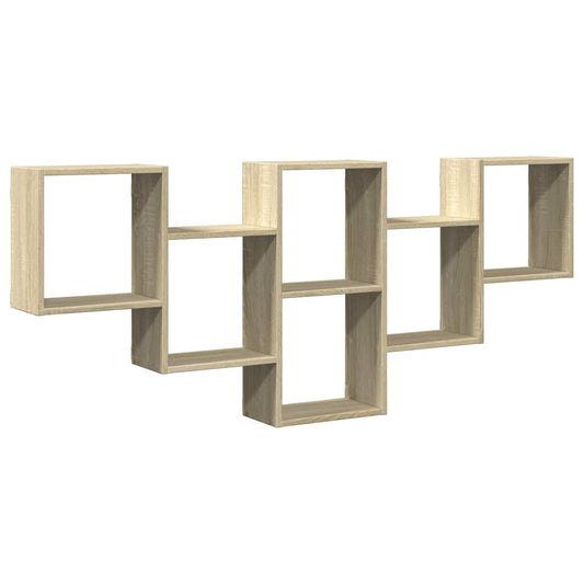Wall Shelf Sonoma Oak 159x18x66 cm Engineered Wood Wall Shelf Sonoma Oak 159x18x66 cm Engineered Wood