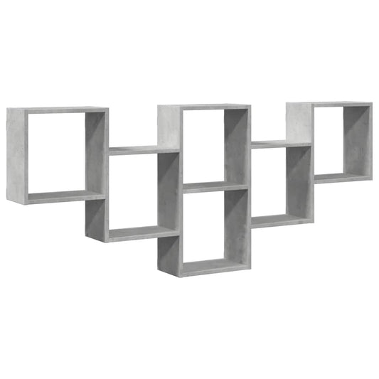 Wall Shelf Concrete Grey 159x18x66 cm Engineered Wood Wall Shelf Concrete Grey 159x18x66 cm Engineered Wood