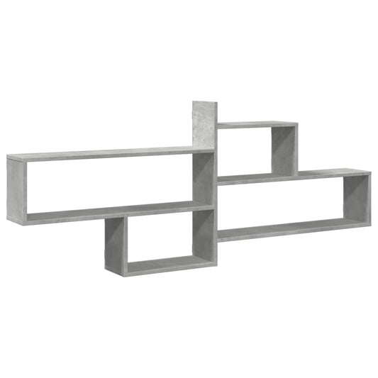 Wall Shelf Concrete Grey 167.5x18x68 cm Engineered Wood Wall Shelf Concrete Grey 167.5x18x68 cm Engineered Wood