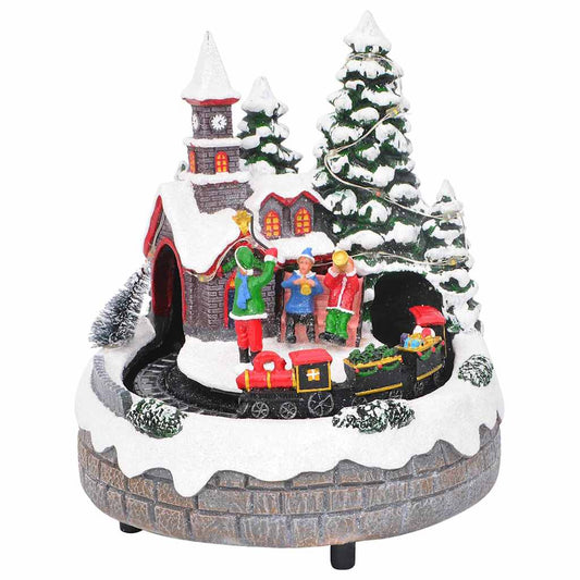 Christmas Tabletop Multicolour 16 x 16 x 19 cm Resin Christmas Tabletop Multicolour 16 x 16 x 19 cm Resin