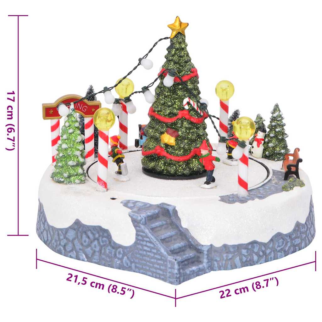 Christmas Village Decoration Multicolour 22 x 21.5 x 17 cm