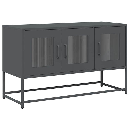 TV Cabinet Anthracite 100.5x39x60.5 cm Cold-rolled Steel TV Cabinet Anthracite 100.5x39x60.5 cm Cold-rolled Steel
