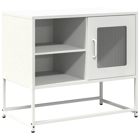 TV Cabinet White 68x39x60,5 cm Steel TV Cabinet White 68x39x60,5 cm Steel