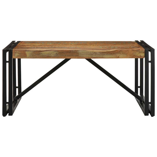 Coffee Table Multicolour 80x80x35 cm Solid Wood Reclaimed Coffee Table Multicolour 80x80x35 cm Solid Wood Reclaimed