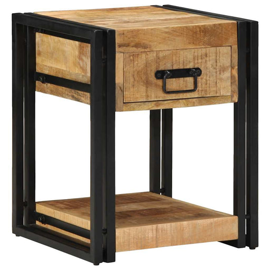 Bedside Cabinets 2 pcs 40x40x50 cm Solid Rough Wood Mango Bedside Cabinets 2 pcs 40x40x50 cm Solid Rough Wood Mango