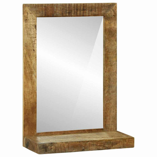 Bathroom Mirror Brown 50 x 22 x 70 cm Solid Mango Wood Bathroom Mirror Brown 50 x 22 x 70 cm Solid Mango Wood