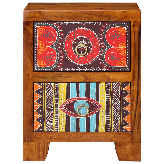 Bedside Cabinet 2 pcs 35x35x45 cm Solid Wood Acacia Bedside Cabinet 2 pcs 35x35x45 cm Solid Wood Acacia