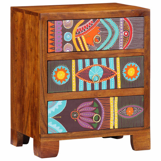 Sideboard Multicolour 50x35x60 Solid Wood Acacia Sideboard Multicolour 50x35x60 Solid Wood Acacia