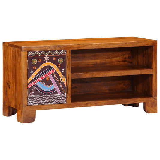 TV Cabinet Multicolour 90x30x45 Solid Wood Acacia TV Cabinet Multicolour 90x30x45 Solid Wood Acacia