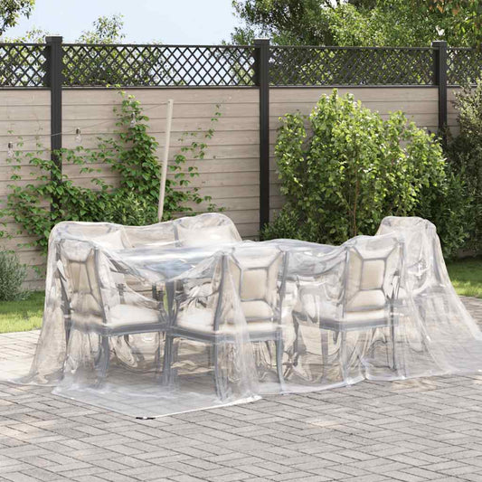 Clear Tarpaulin with Eyelets 3x4 m Polyethylene Clear Tarpaulin with Eyelets 3x4 m Polyethylene
