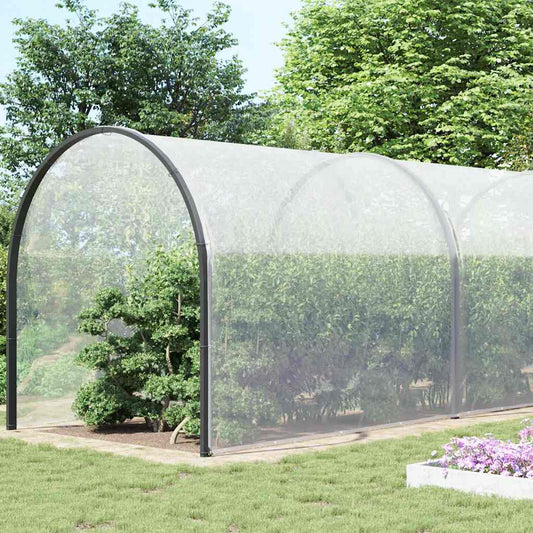 Clear Tarpaulin with Eyelets 8x12 m Polyethylene Clear Tarpaulin with Eyelets 8x12 m Polyethylene