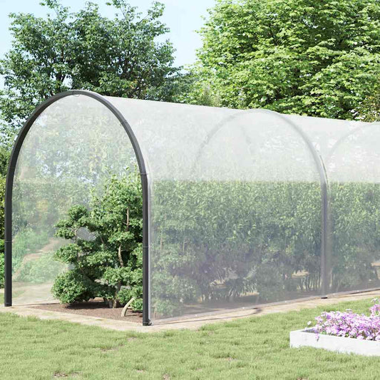 Clear Tarpaulin with Eyelets 10x10 m Polyethylene Clear Tarpaulin with Eyelets 10x10 m Polyethylene