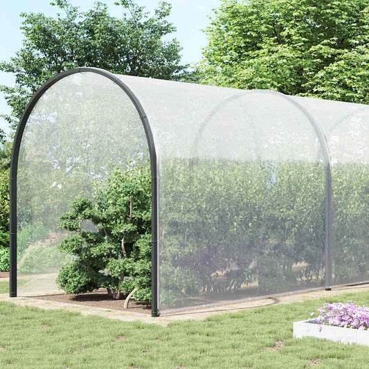 Clear Tarpaulin with Eyelets 12x12 m Polyethylene Clear Tarpaulin with Eyelets 12x12 m Polyethylene