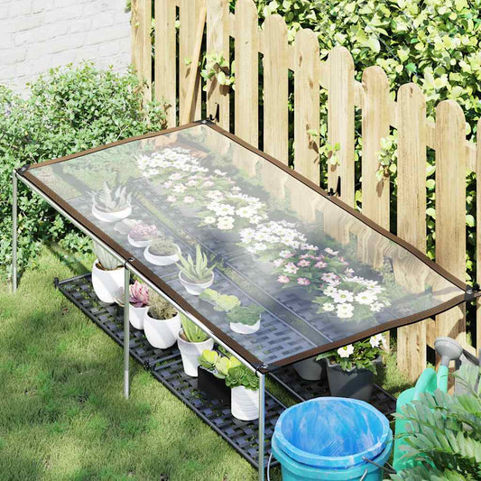 Clear Tarpaulin with Eyelets 1x2 m Polyethylene Clear Tarpaulin with Eyelets 1x2 m Polyethylene