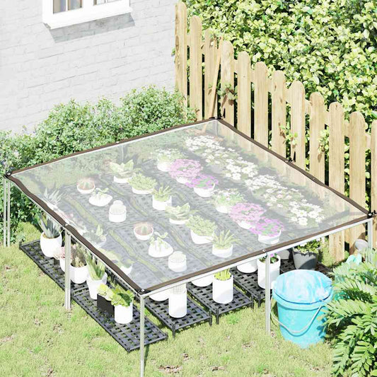 Clear Tarpaulin with Eyelets 2x2 m Polyethylene Clear Tarpaulin with Eyelets 2x2 m Polyethylene