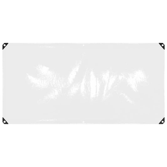 Clear Tarpaulin with Eyelets 1x2 m PVC Clear Tarpaulin with Eyelets 1x2 m PVC