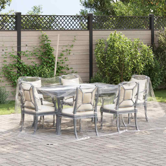 Clear Tarpaulin with Eyelets 3x5 m PVC Clear Tarpaulin with Eyelets 3x5 m PVC