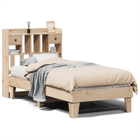 Bed Frame without Mattress 90x190 cm Single Solid Wood Pine Bed Frame without Mattress 90x190 cm Single Solid Wood Pine