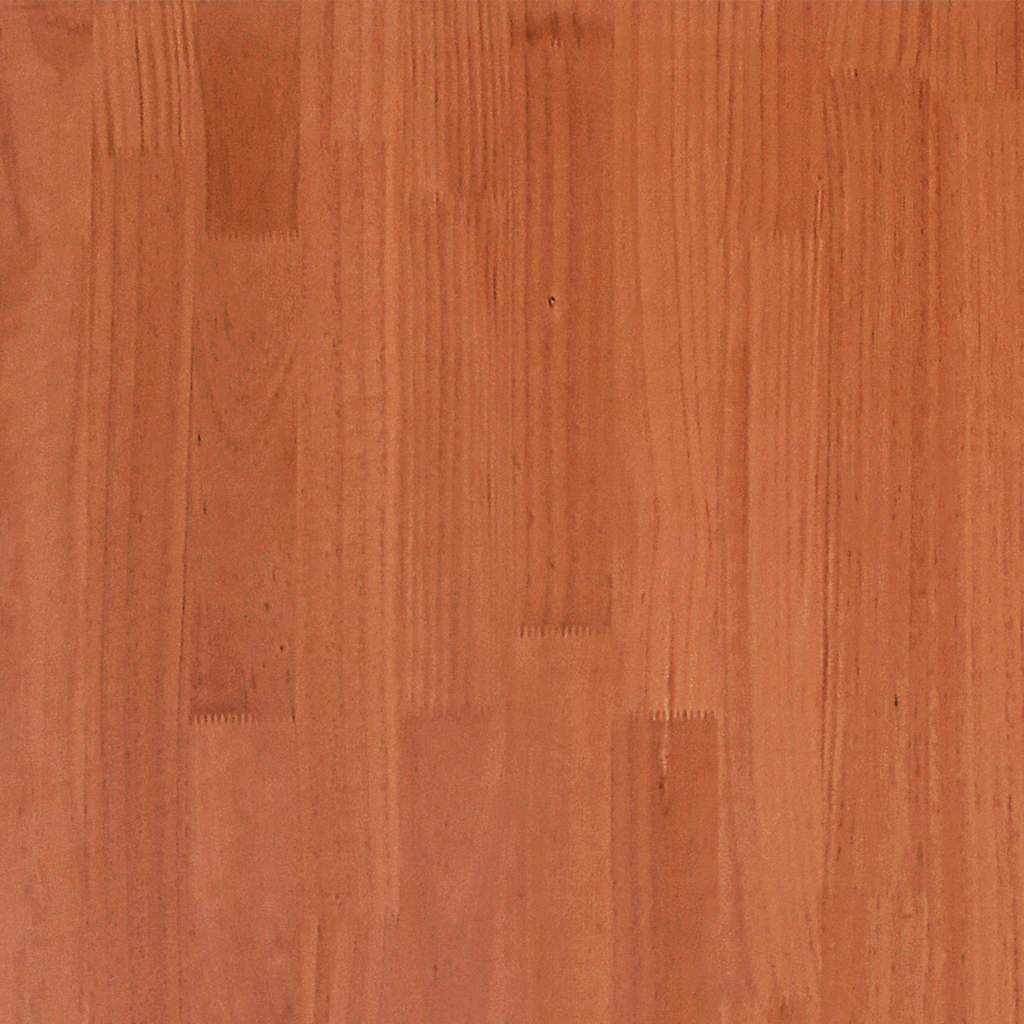 Bed frame without Mattress Wax Brown 150x200 cm Solid Wood Pine