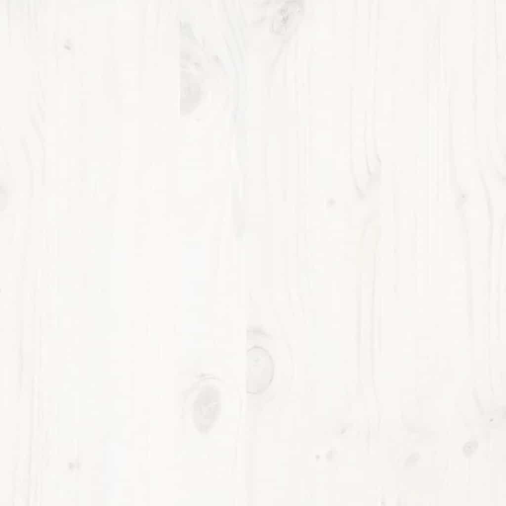 Bed frame without Mattress White 140x190 cm Solid Wood Pine